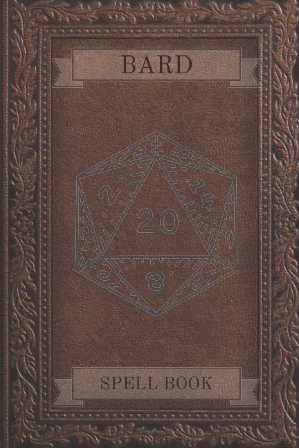 Bard Spell Book: DnD, Pathfinder, fantasy style roleplay game spell lists. 140 pages