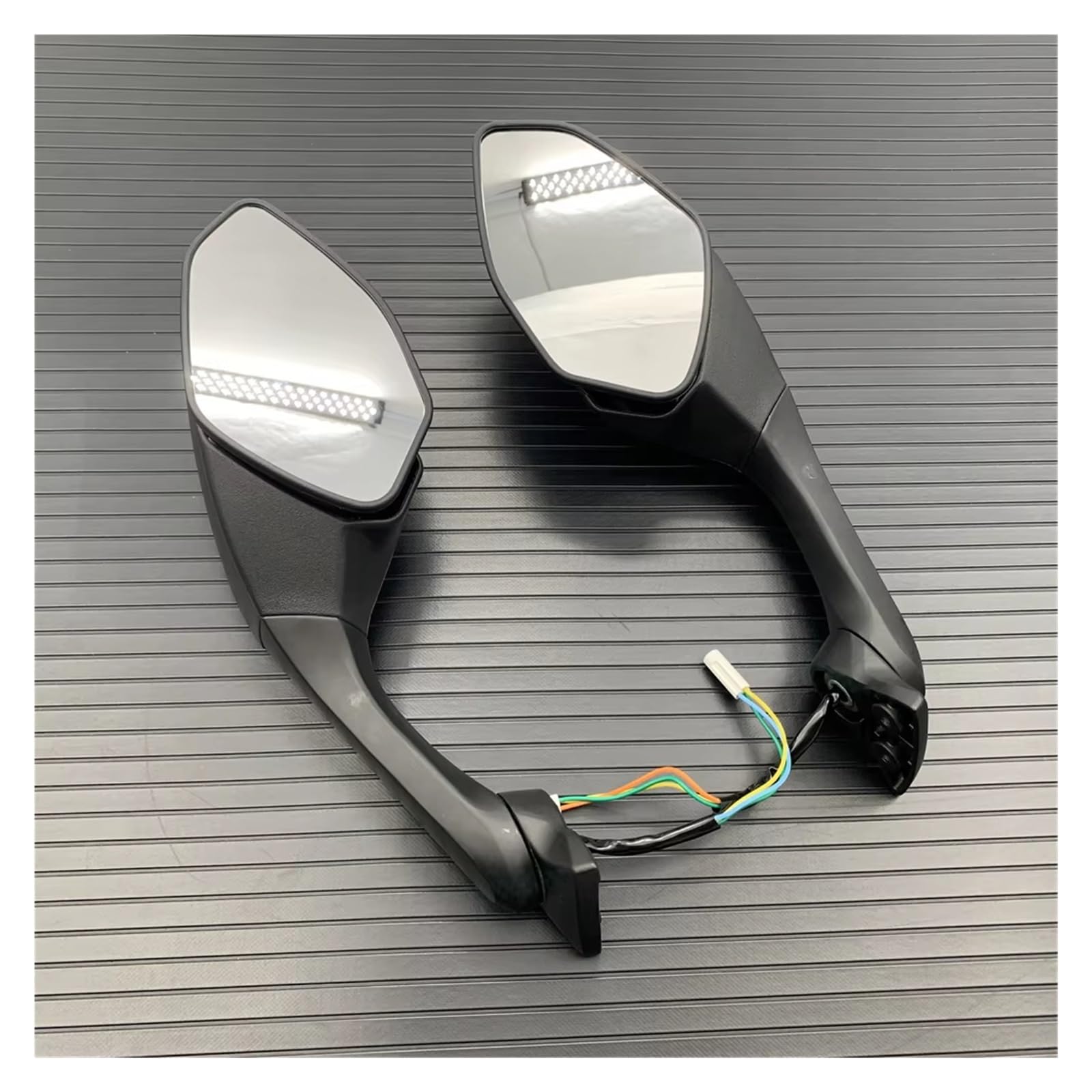Specchietti Moto Manubrio Per YZF R6 2017-2021 Per YZFR1 2015-2021 Indicatori Di Direzione A LED Pieghevoli Per Moto Specchietti Retrovisori