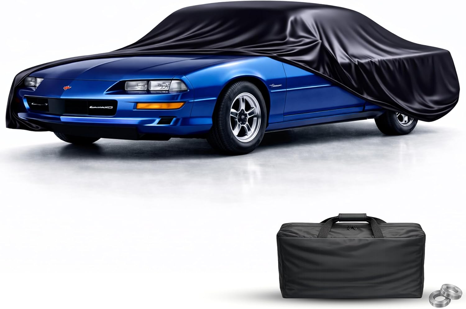 Car Cover forChevrolet Camaro 6th Gen (2016-2024), Scratch Resistant Black Satin Shield Indoor Car Cover, Ultra Soft Material, Accessories, 10-Year Warranty