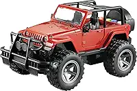 Zippy, Carrinho de Brinquedo Off-Road 4×4 com Fricção Equipado com Luzes e Som 1:16 Jipe— Vermelho