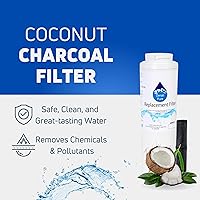 Vista 4 de Filtro de agua de repuesto para refrigerador Whirlpool GI6SDRXXY07 - Compatible con cartucho de filtro de agua para refrigerador Whirlpool 4396395