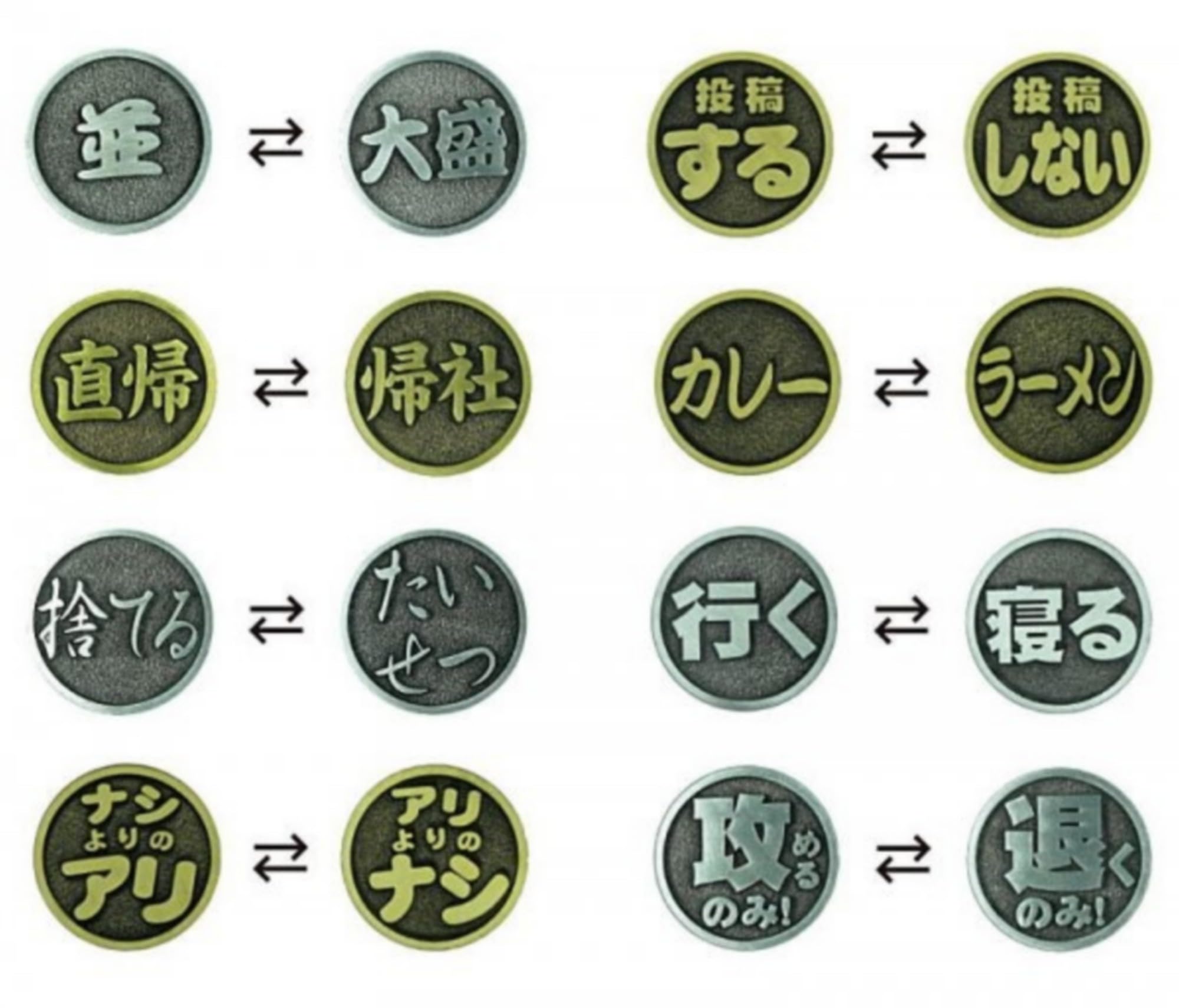 運命のコイン3 全8種コンプリートセット カプセルトイ