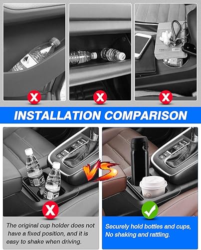 Miniatura 3 de Autorder Soporte para taza de consola central para Honda CR-V CRV CRV 2023-2026 Accesorios Portavasos de agua