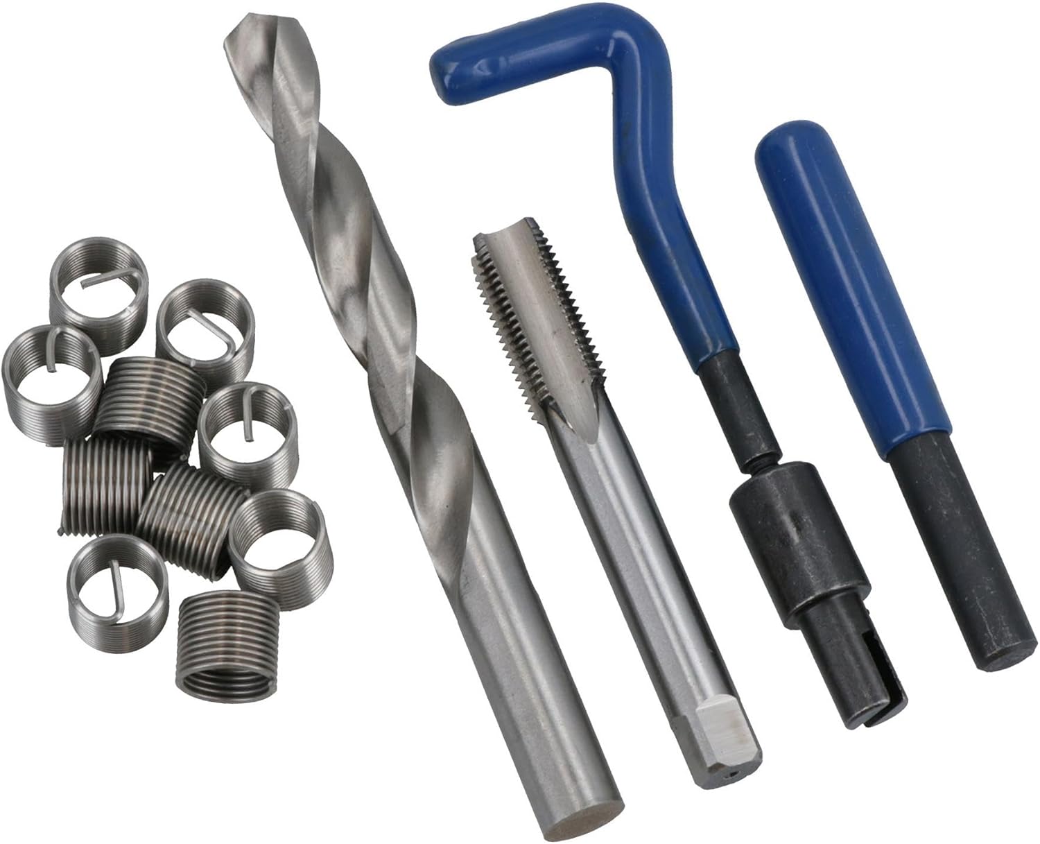 M14 x 1.5mm Metric Thread Repair Kit Helicoil Set for Damaged Threads 15pc