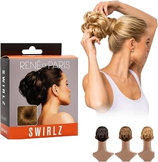 Swirlz Messy Bun Hair Piece Synthetic Hair Extension Dark Blonde