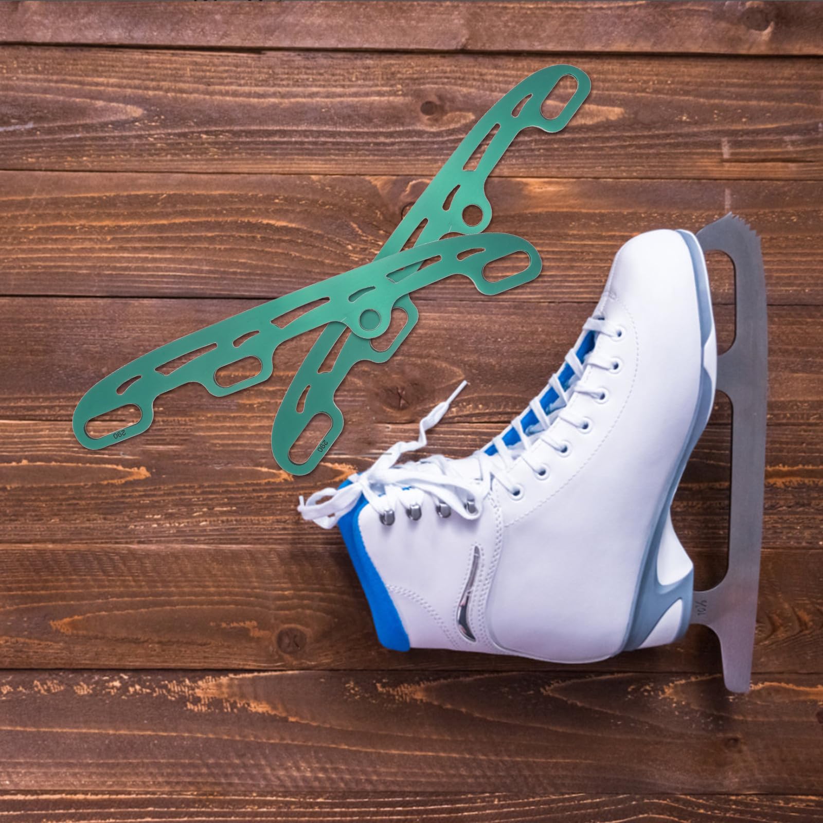 Inliner Schlittschuhe Eiskufen Ersatzkufen Satz aus Edelstahl und Aluminium mit Einfacher Montage und Verbesserter Stabilität für Verschiedene Eisaktivitäten