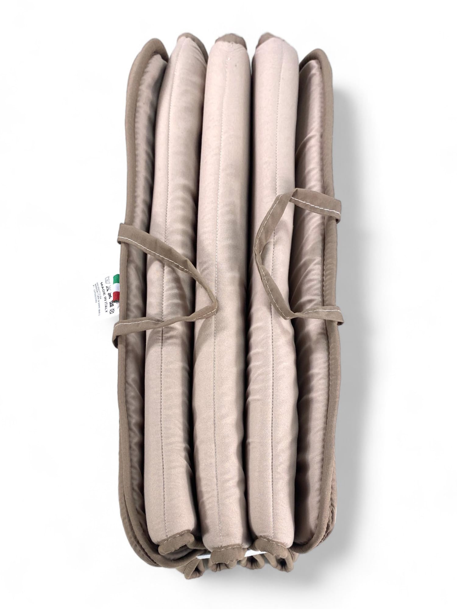 Tex family Materassino Pieghevole Double Face 52x200 cm spessore 2 cm Beige/Tortora