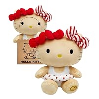 Joy Toy - Sanrio Hello Kitty Summer Days Floaty ECO-Peluche 24 cm con custodia di
