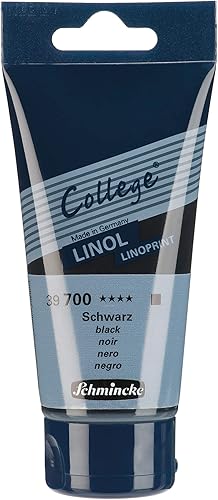 Miniatura 24 de Schmincke - College Linol, Tintas de impresión de lino para artistas, azul oscuro en tubo de 2.5 fl oz, 39450013, tinta de impresión de lino a base