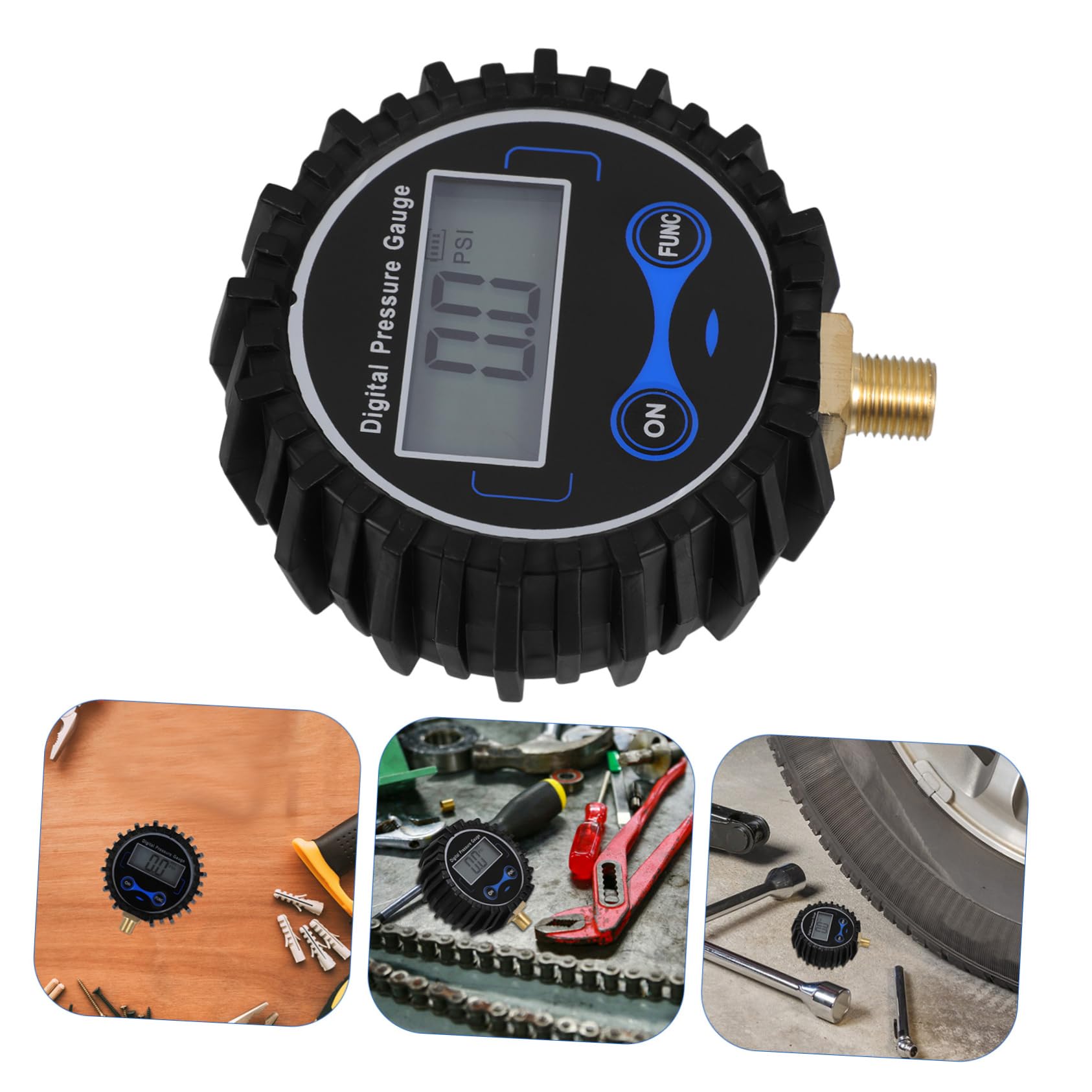 BELLIFFY Digital Tire Pressure Gauge Led Display for Accurate Readings Vehicle Tire Pressure Tester