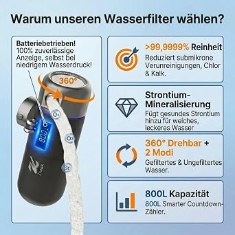 Water Filter Tap for Kitchen 7-Stage Tap Filter