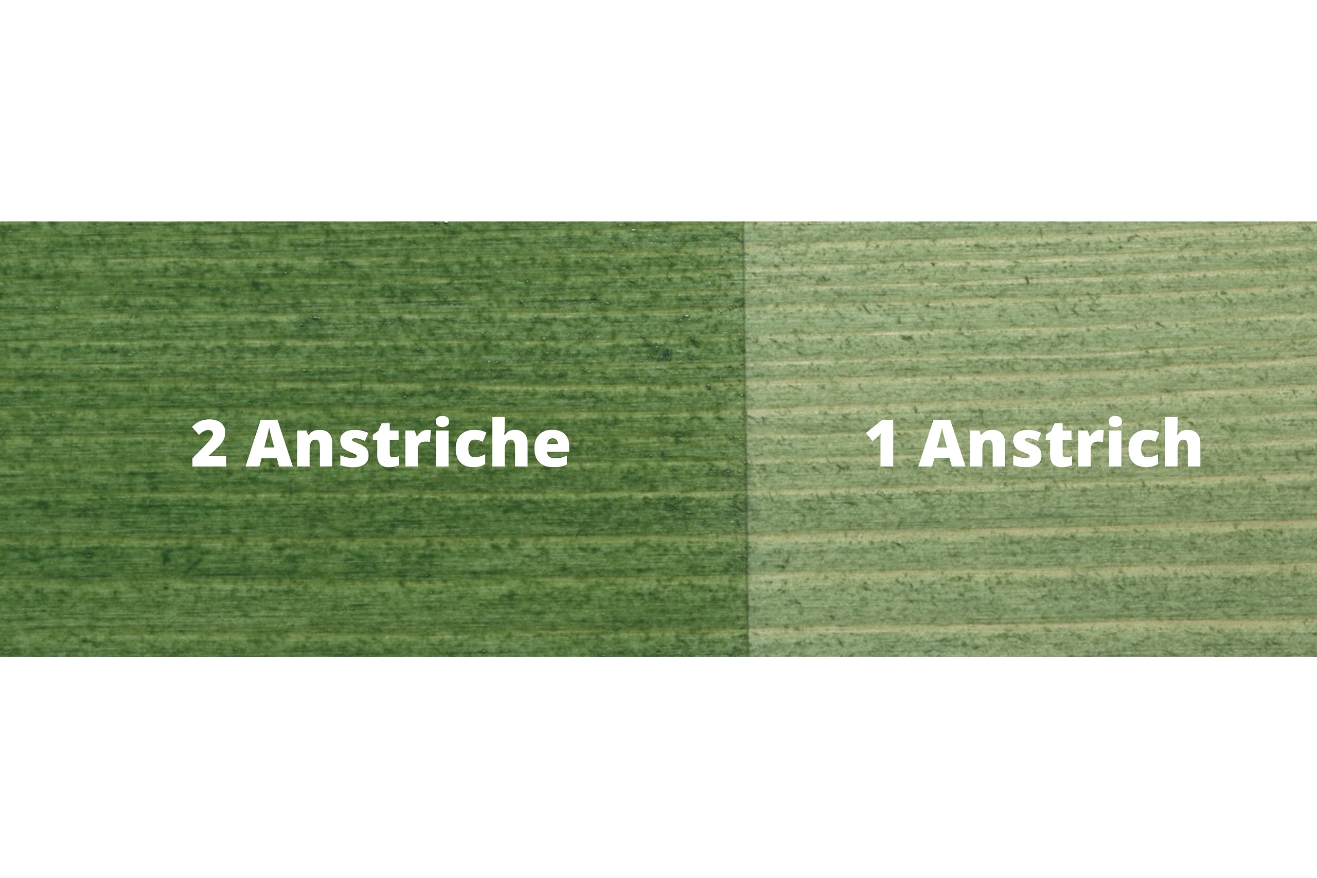 Holzlasur Grün - 2,5 Liter Premium Lasur - Holzanstrich - Für Innen und Außen - Lasur 19