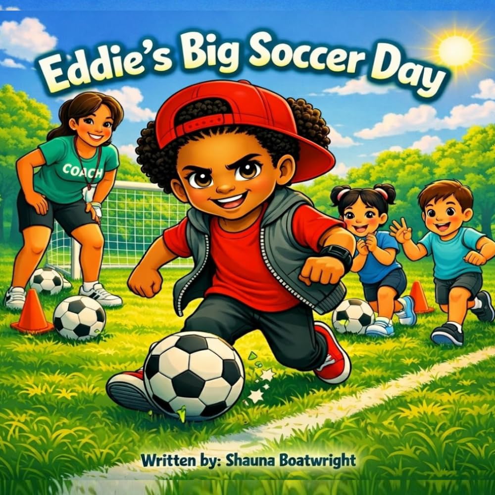 Eddie's Big Soccer Day: Learning to Score by Letting Others In A Soccer Story About Teamwork, Trust, and Trying Again (Eddie's Big Feelings Series)