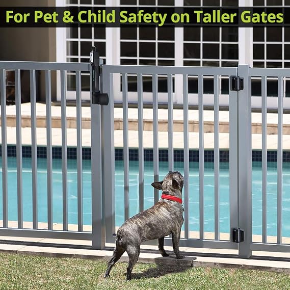 D&D Technologies ML3VPKAWT MagnaLatch Vertical Pull 12-inch Gate Latch, Magnetic Lock System, Professional-Grade Child & Pet Safety Latch, Rekeyable Security Lock System, Square Gate Frame and Post