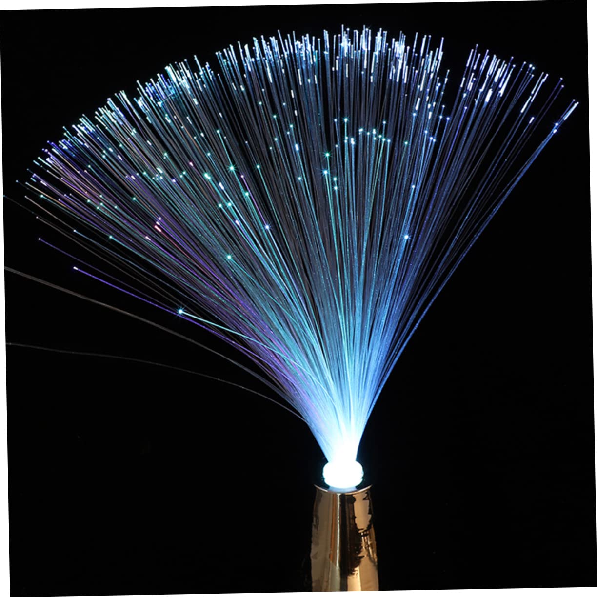 Veemoon 2pcs Battery Operated Fiber Optic Lights Led Changing Motion Night Lights for Living Room Decor