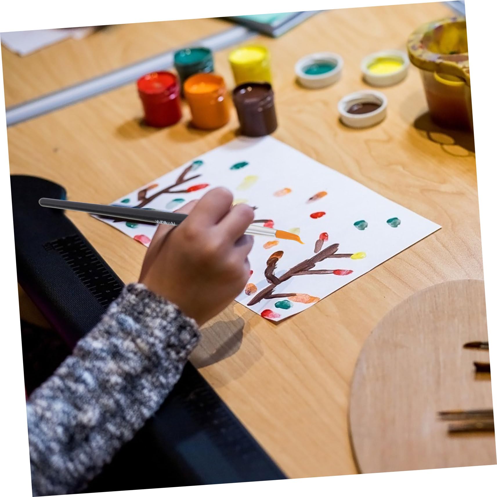 TEHAUX Aquarellfarben Satz für Kinder 24 Farben 1 Satz Malzubehör