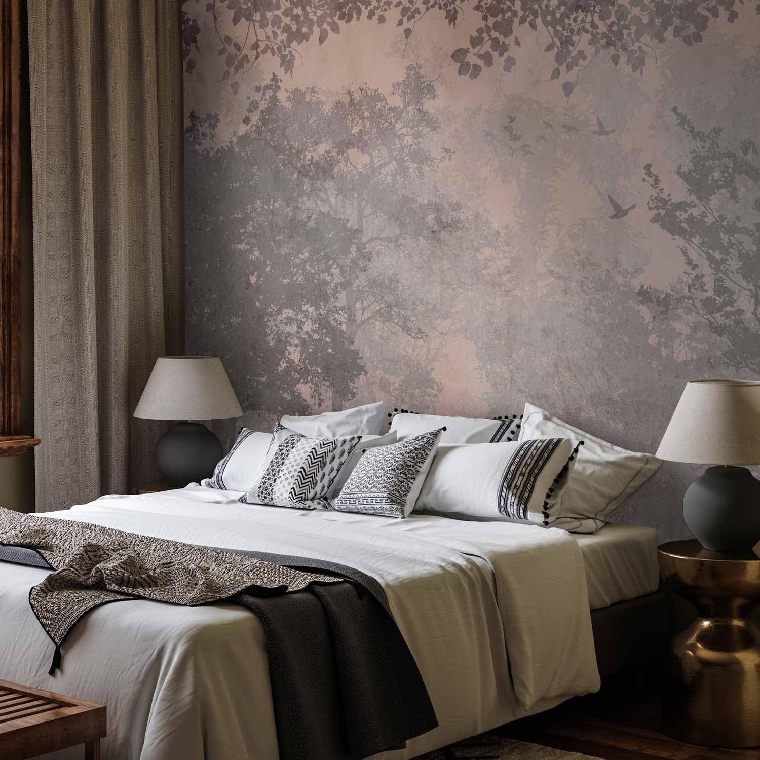 artgeist Wall Mural Bird 173x124 in - Peel and Stick Self-Adhesive Wallpaper Removable Large Sticker Foil Wall Decor Print Picture Image Design Forest Landscape Nature Tree b-C-10102-a-a