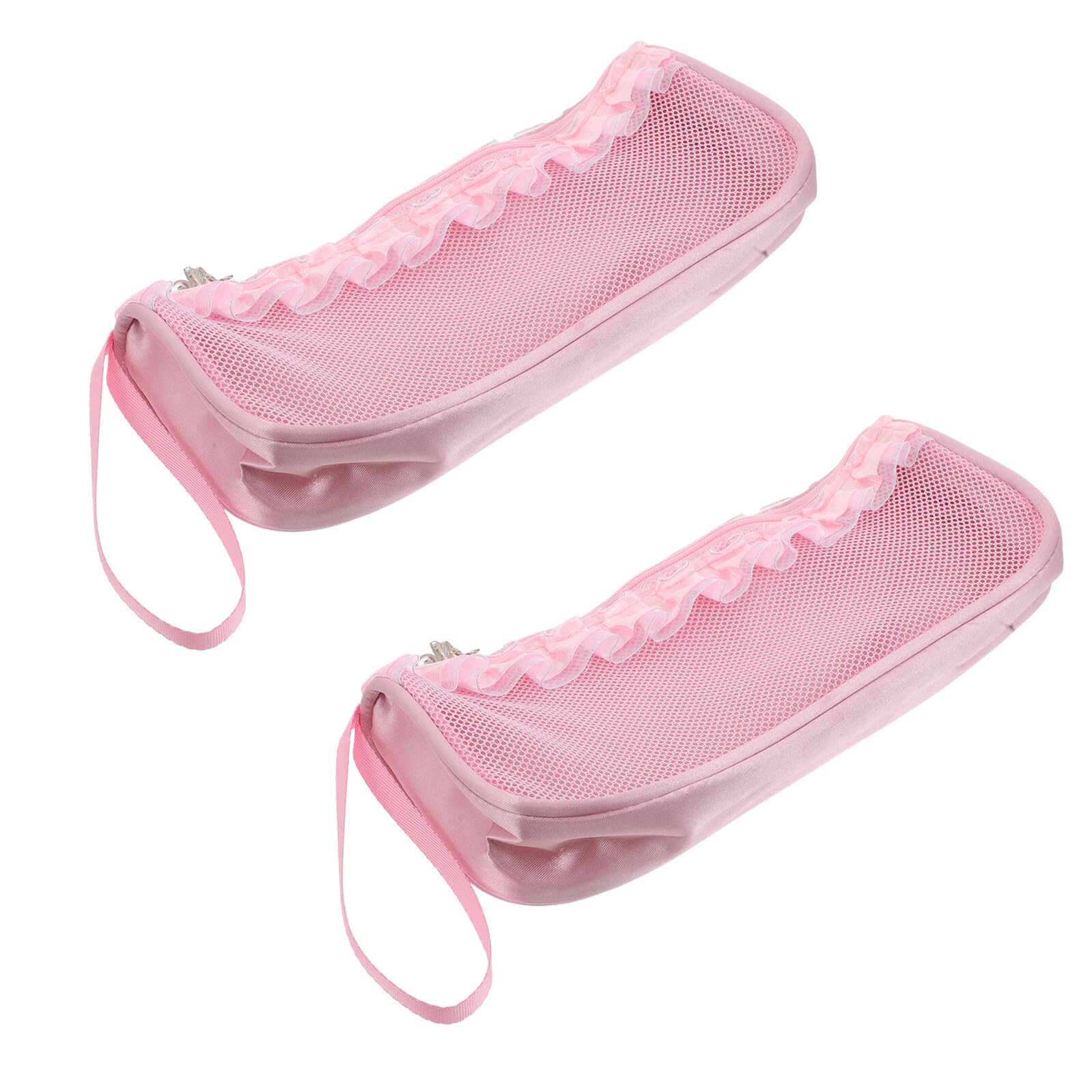Rangement chaussures de danse de ballet rose pochette ventilée gym - 8