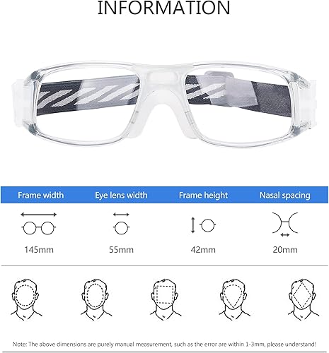 Miniatura 9 de SooGree - Lentes deportivos para correr, lentes de protección polarizados, anti niebla absorción de golpes con correa ajustable