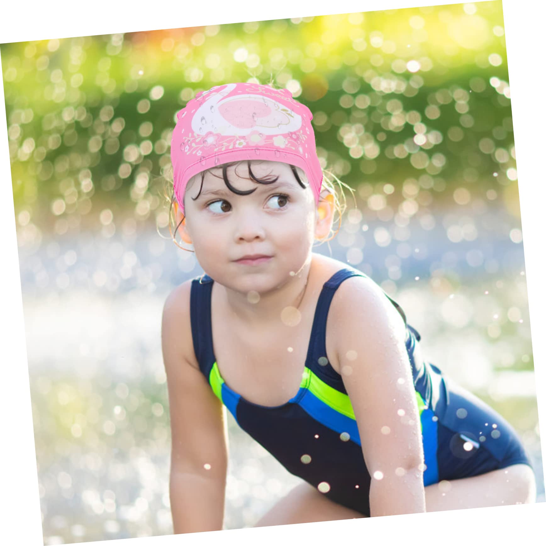 ibasenice Bambina Cuffie Cartoon Poliestere Protezione Per Leggere E Impermeabili Per Piscina