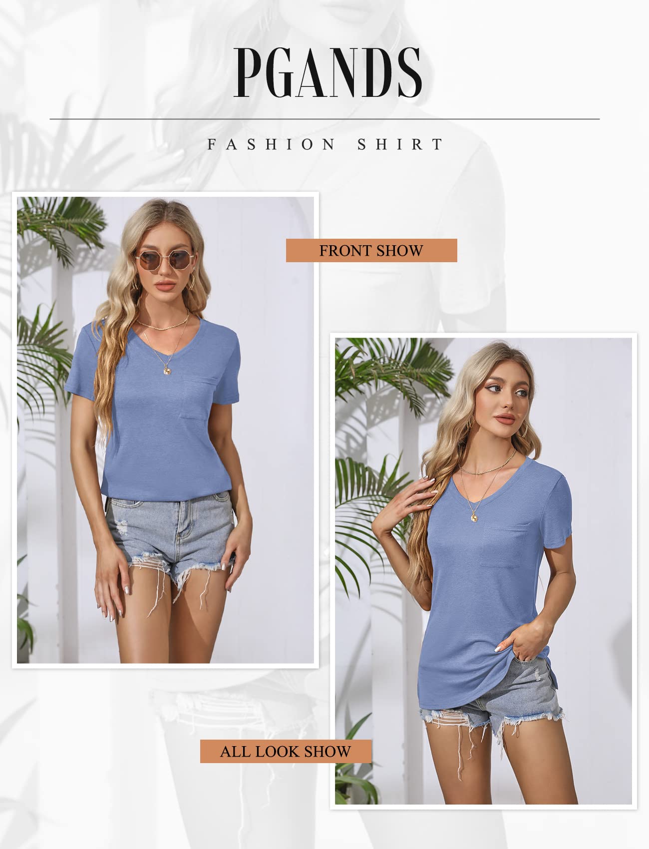 PGANDS Felpa a blocchi di colore da donna girocollo a maniche lunghe Pullover Top moda leggera tunica con tasca