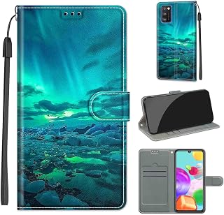 Handyhülle für Samsung Galaxy A41, grüne Aurora
