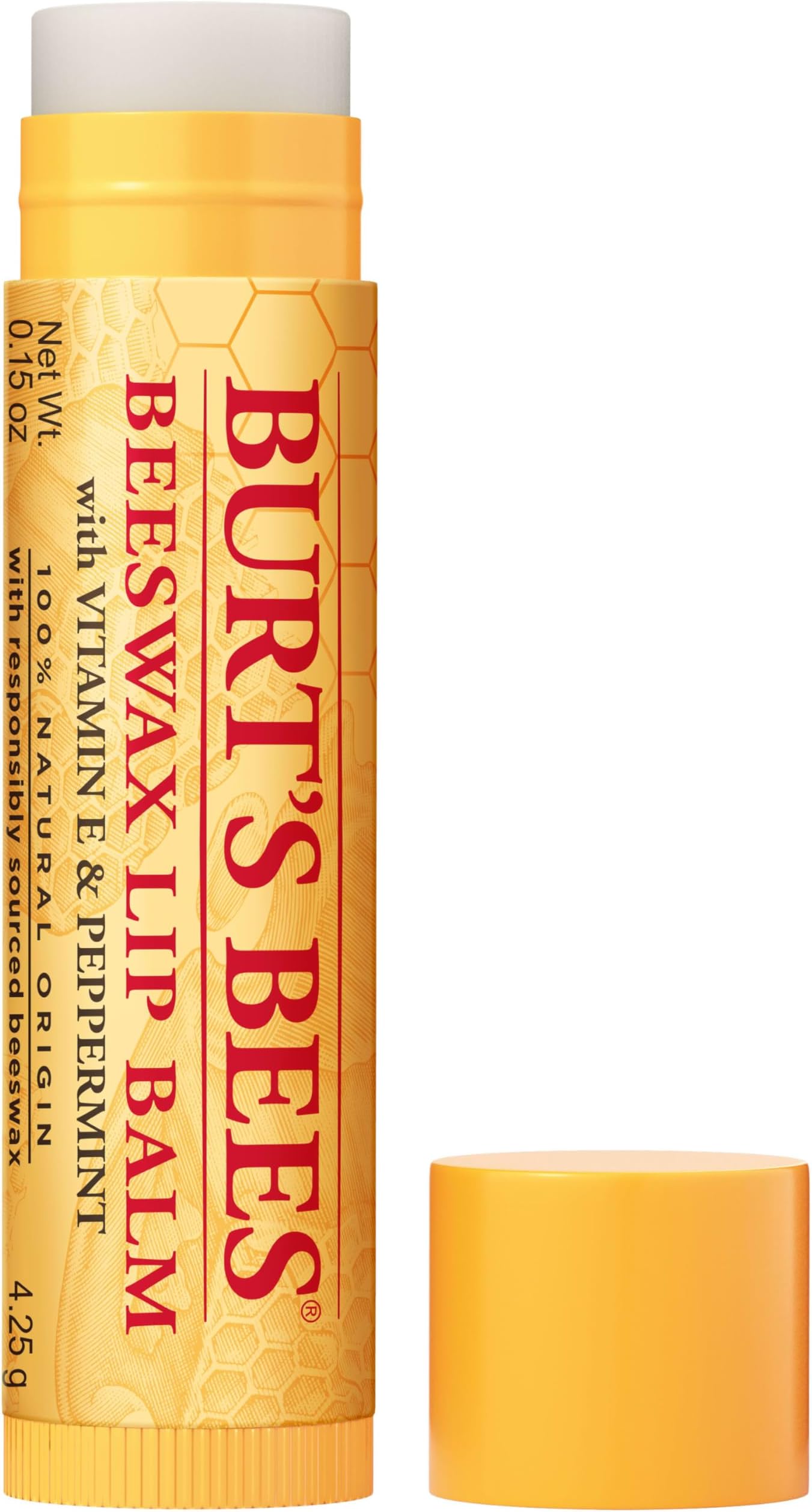 Burt's Bees BW Lip Balm, 0.15 Ounce