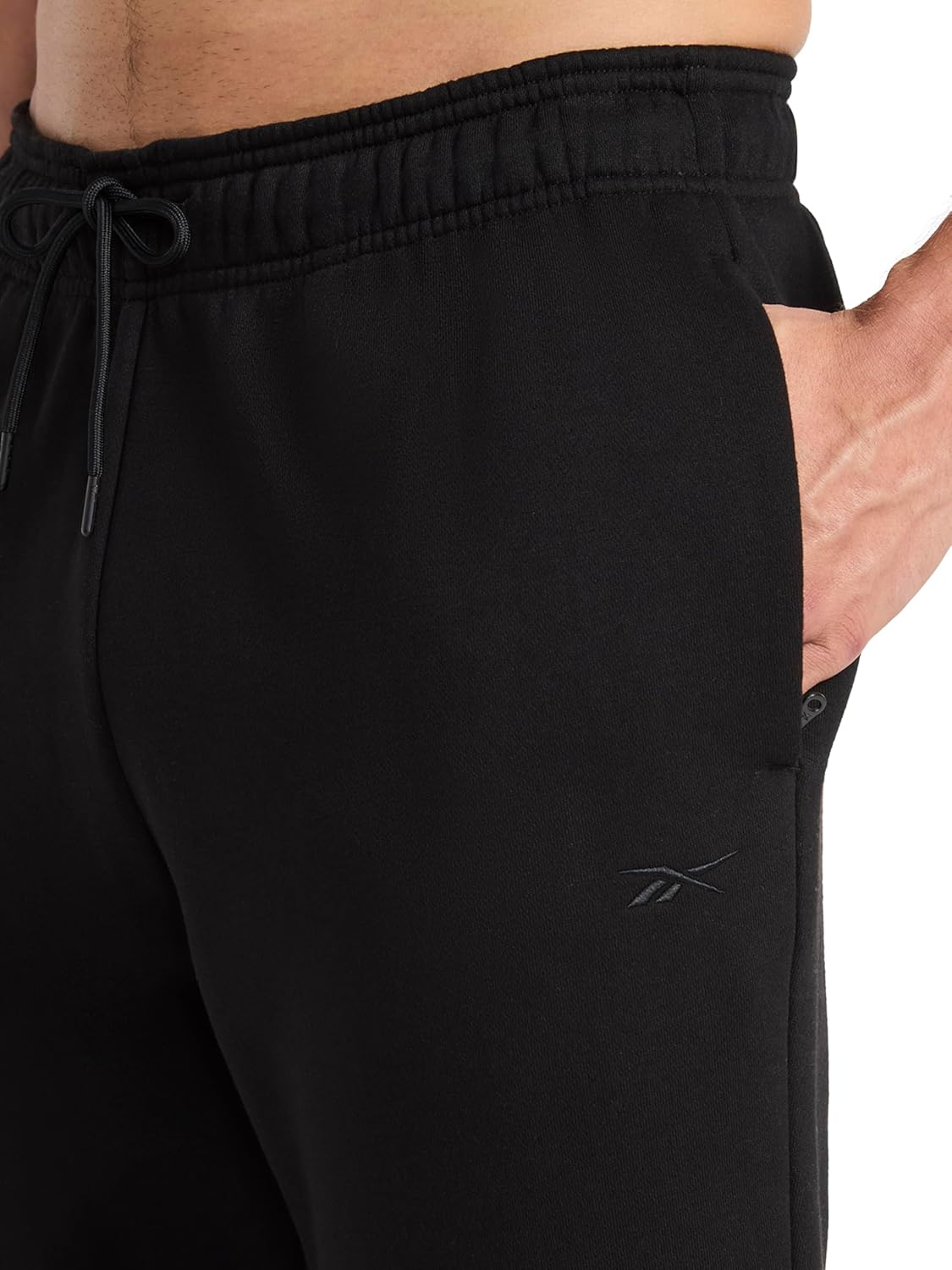 Reebok Mens Fleece Pant, Standard Fit, 30” Inseam, Midweight Cotton-Poly Fabric - Image 4