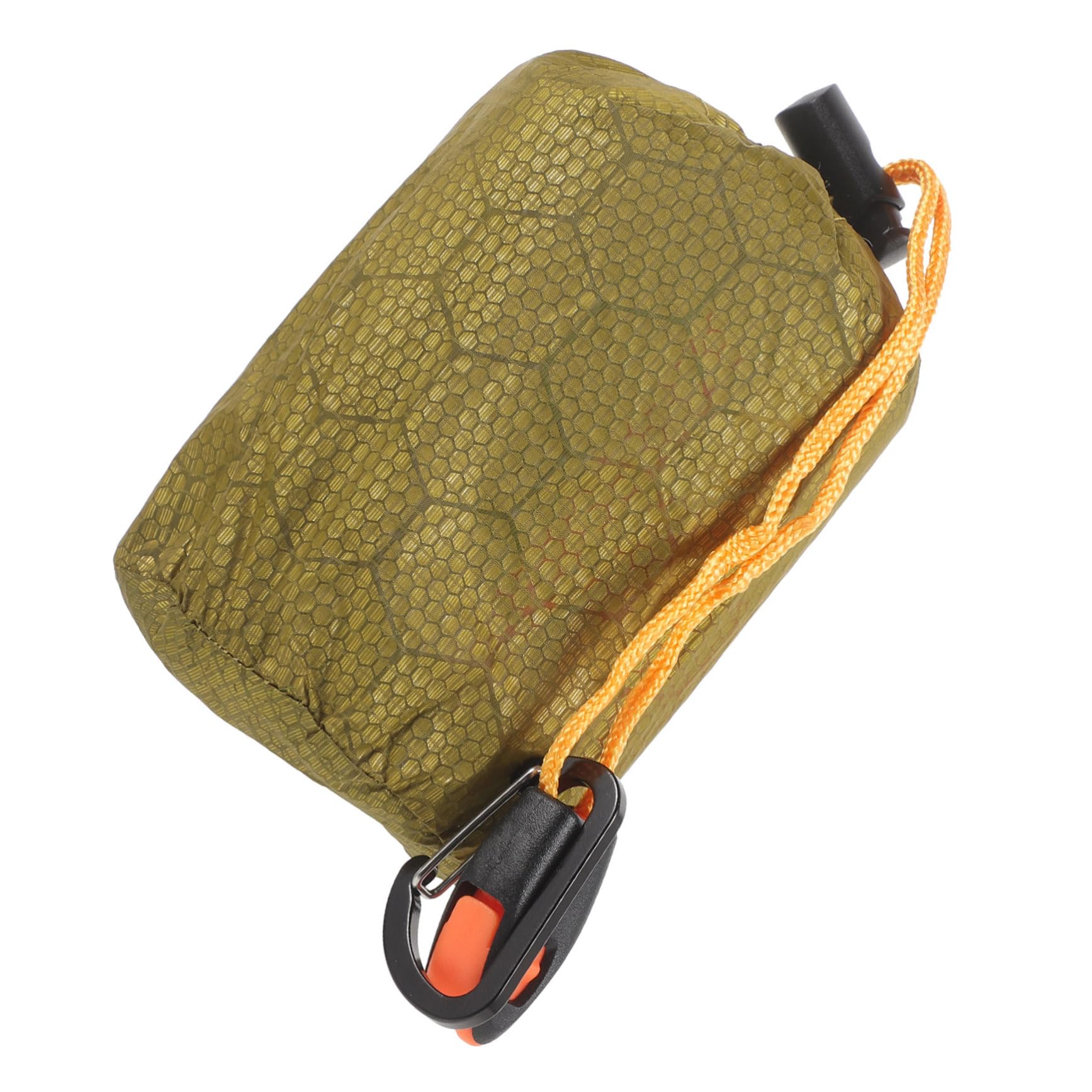 ibasenice Notfall Schlafsack Aluminiumfolie Ultraleicht und Kompakt für Camping Outdoor Aktivitäten Tragebeutel für Einfache Aufbewahrung und Transport