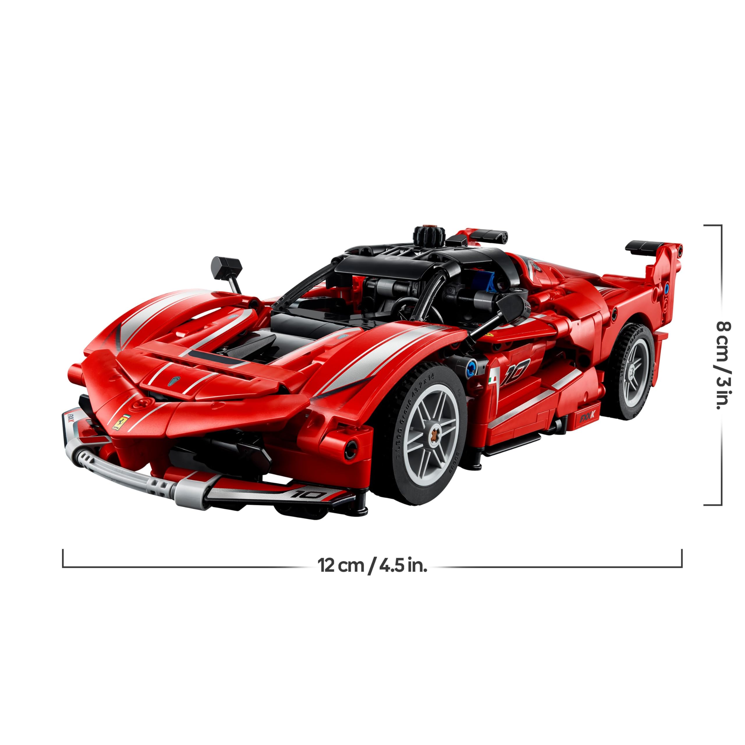 LEGO Technic Ferrari FXX K - Jouet Voiture de Course - Maquette de Construction avec Moteur V12, Différentiel & Pistons Mobiles - Décoration Automobile - Cadeau pour Garçon dès 10 Ans 42212
