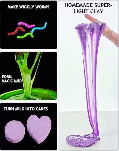 Miniatura 4 de Japace Kits de Ciencia para Niñas de 4-5-6-7-8 años, Ideas de Regalos de Navidad y Cumpleaños, Más de 75 Experimentos Geniales de Química, Juguetes