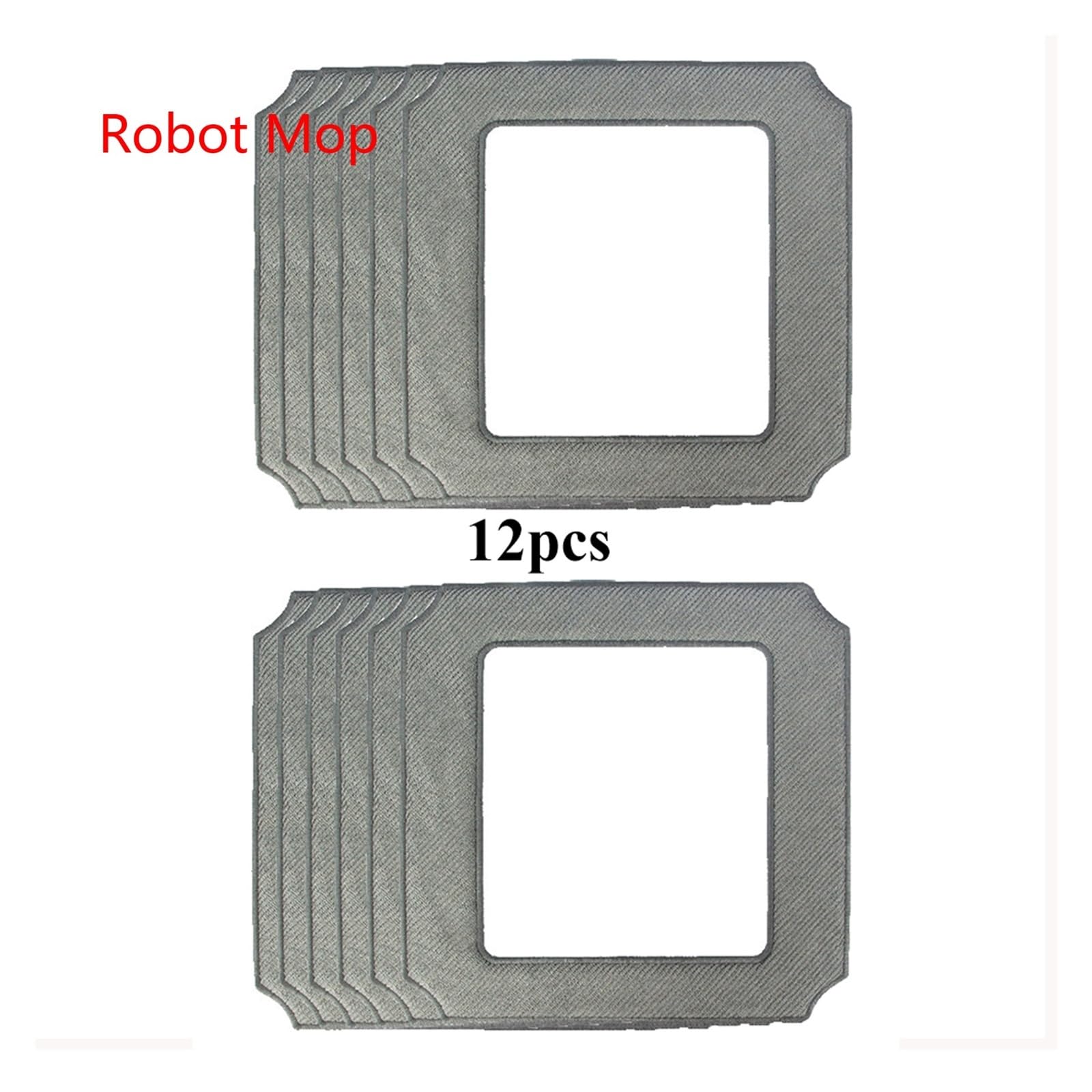 Straccio Robot for La Pulizia Delle Finestre, Compatibile Con Windobot, S6 Ultra, Ricambio for Stracci for Vetro Lavabili(12pcs)