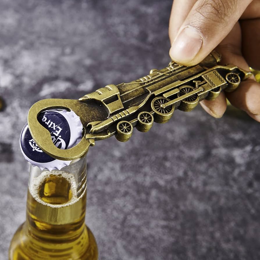 Amazon | Train Steam Locomotive Engine ワイン ビール栓抜き