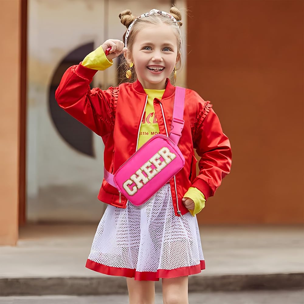 Amazon.co.jp: チアバッグ ピンク ファニーパック 女の子用 チア