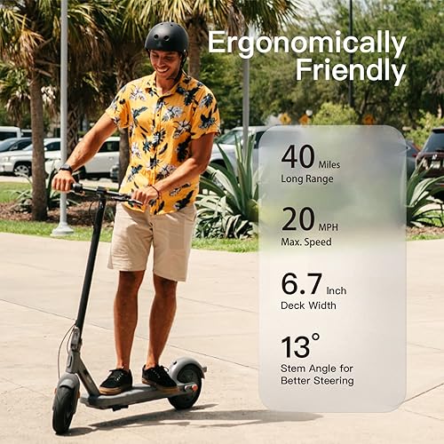 Miniatura 3 de Scooter eléctrico S40S65 versión 2023, scooter plegable para adultos, motor de potencia máxima de 700 W800 W, alcance ultra largo de 2540 millas y
