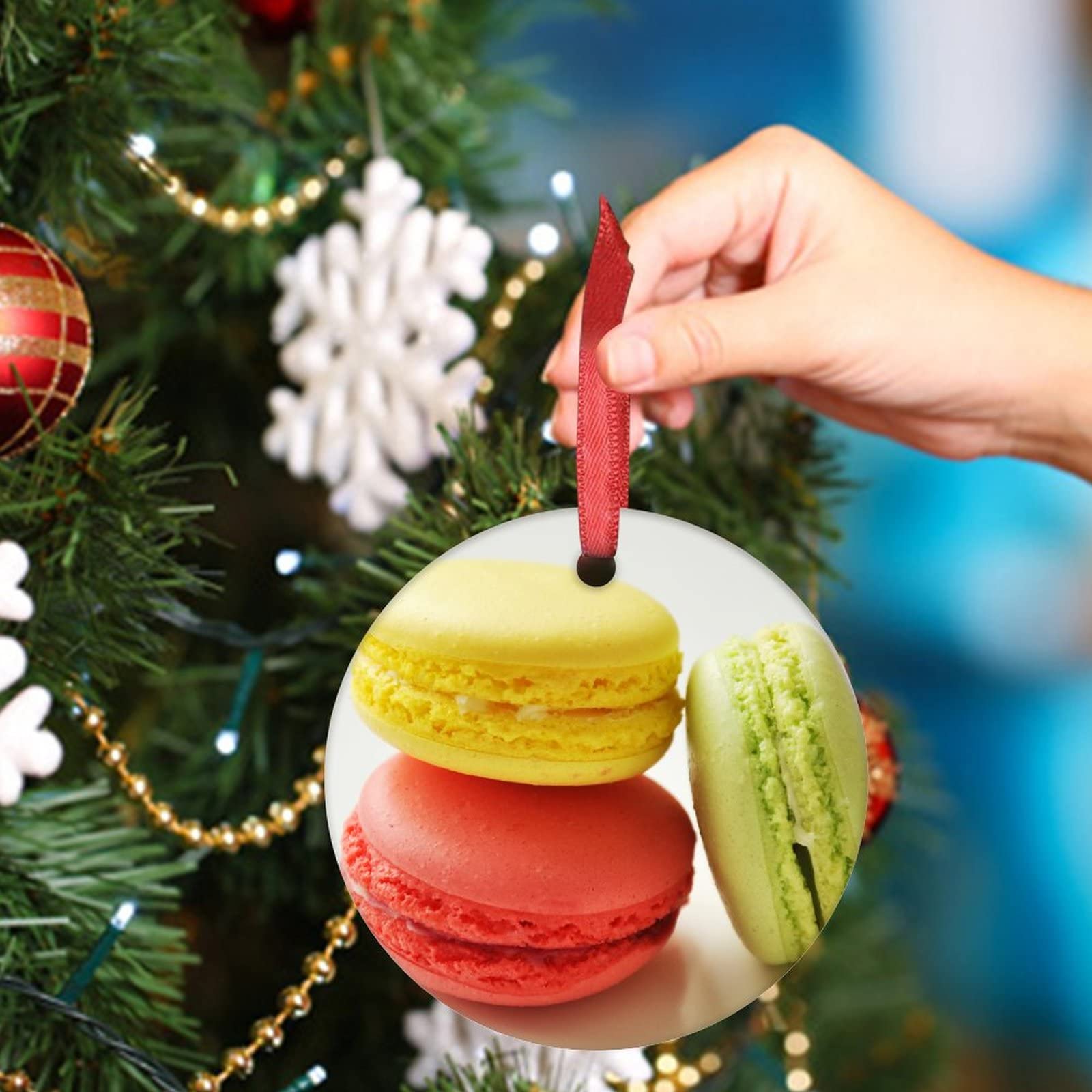 Macaron christmas ornament Clearance