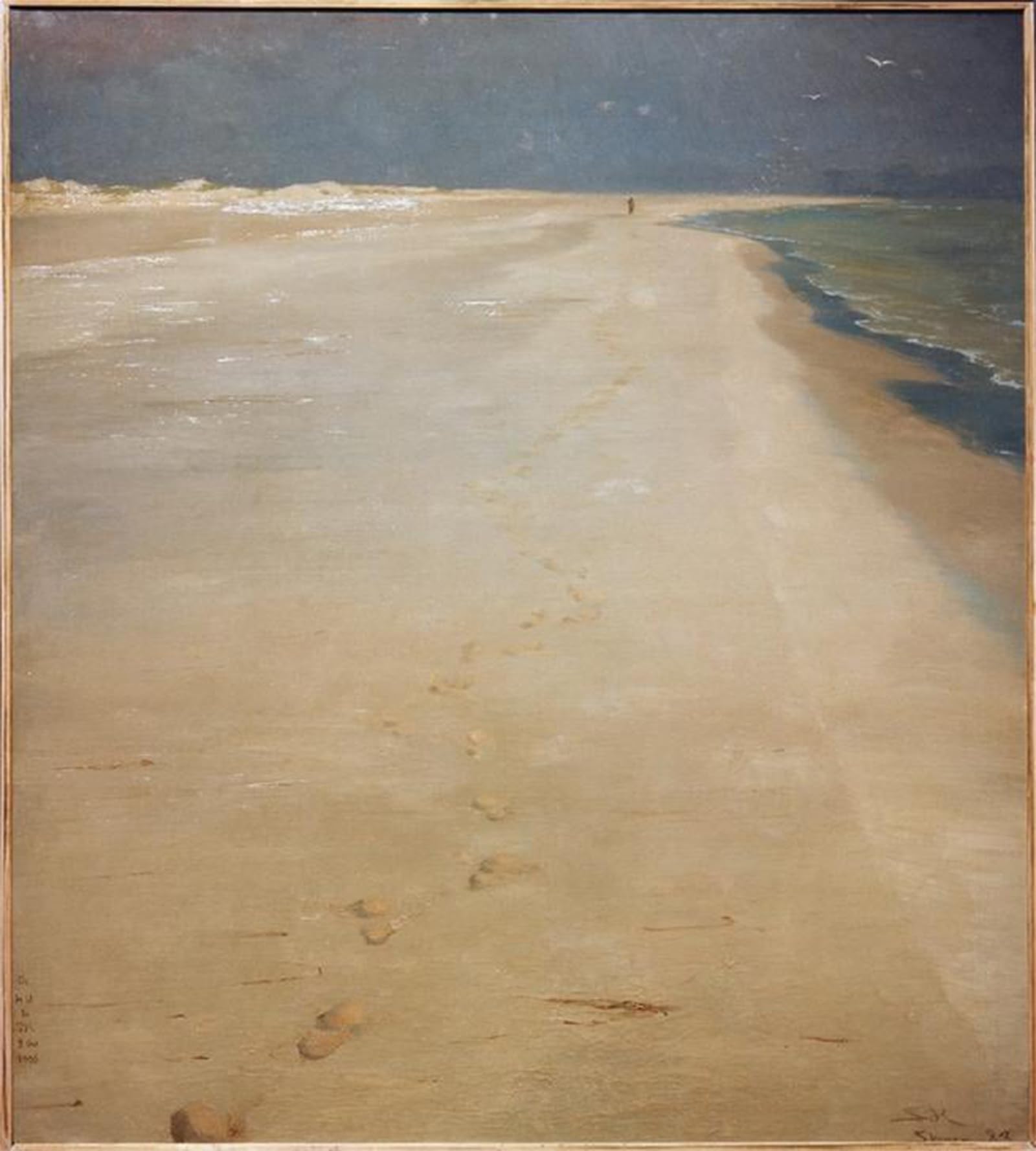 POSTERIIk Famous Print Pop Art Wall Art Graffiti South beach of by Peder Severin Krøyer Art Prints for Home Decor 60x90cm