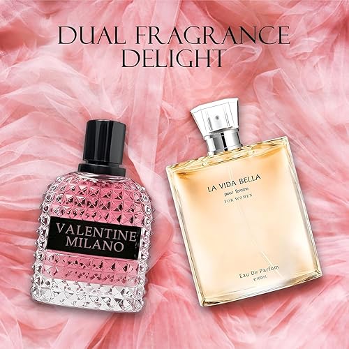 Miniatura 7 de Valentine Milano - Conjunto de perfume para mujer y La Vida Bella, 3.4 onzas, fragancias de larga duración, paquete de 2