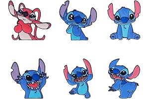 Disney Stitch Cartoon Enamel Pin Collector's Set