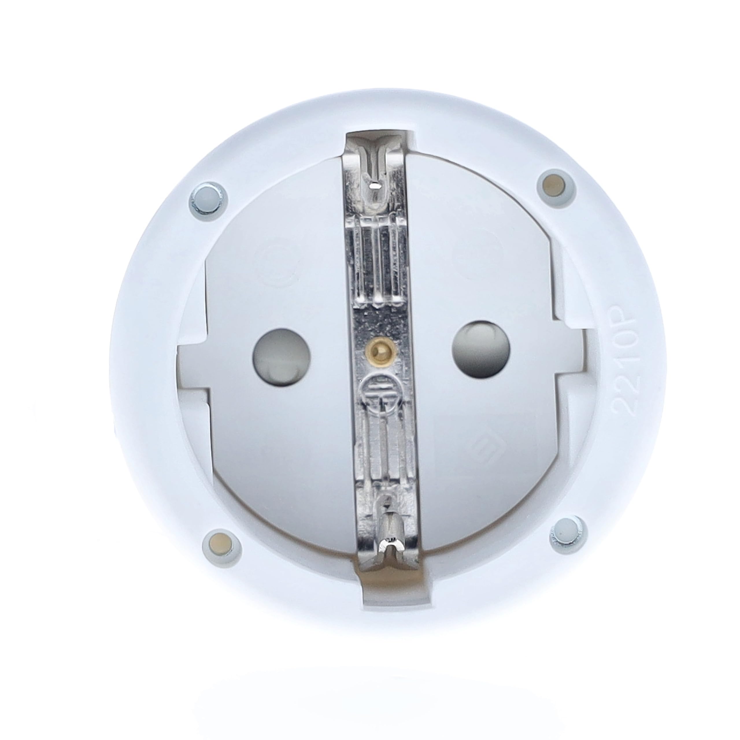 as - Schwabe 62224 Fiche électrique Femelle avec Terre PVC 230 V Blanc