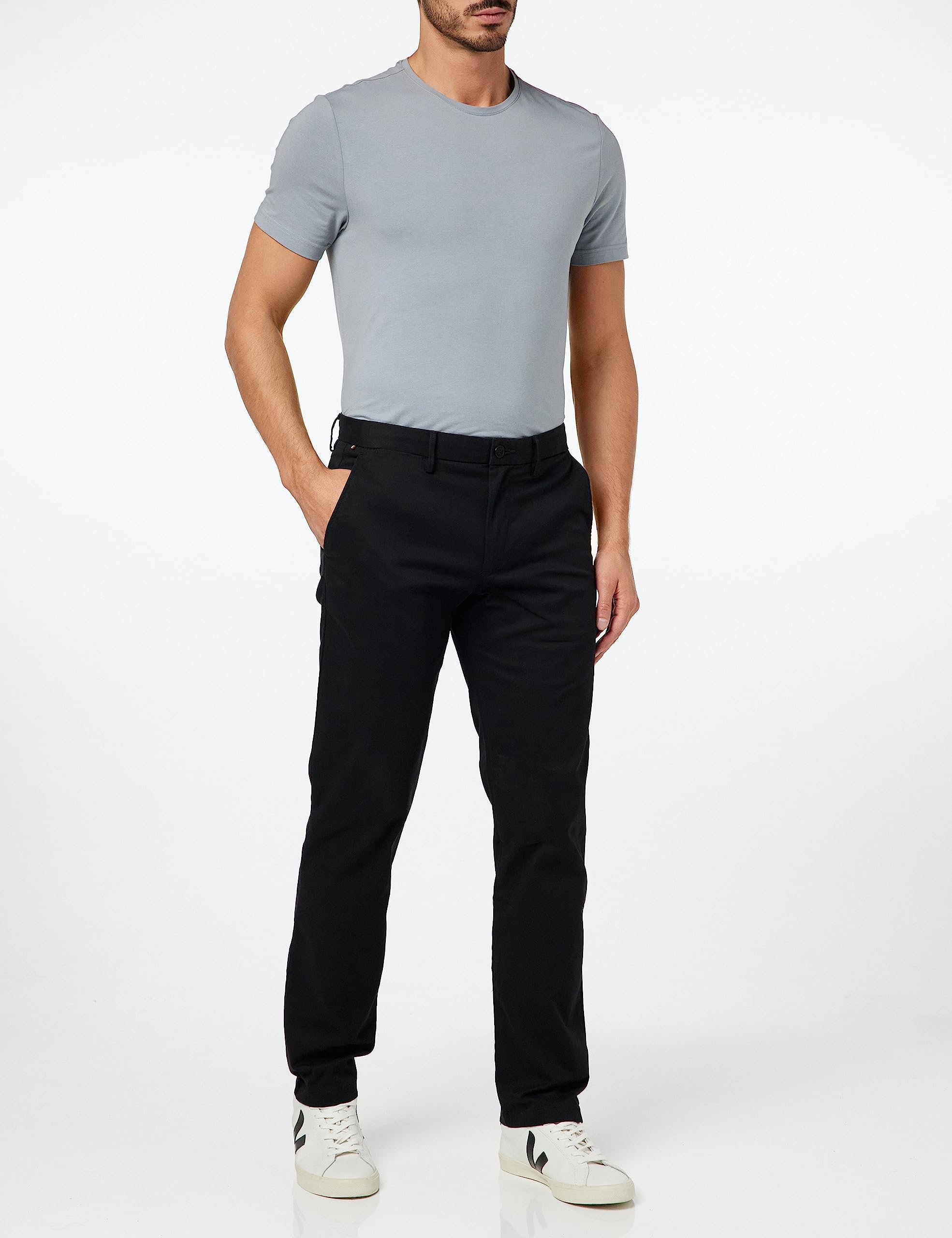 Tommy Hilfiger Herren Gewebte Hosen Denton Chino 1985 Pima Cotton Mw0mw25964