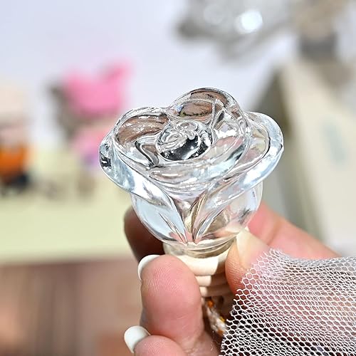 Miniatura 6 de 20 botellas difusoras colgantes de coche de 0.2 fl oz, botella vacía, botellas difusoras de aceites esenciales de perfume, frascos de adorno más