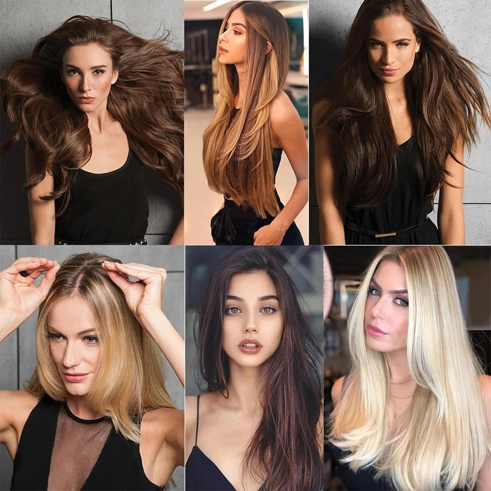 Kit de Máquina para Extensiones de Cabello 6D, Pistola Profesional para Extensiones con Aplicación Sin Marcas - Sistema Rápido Cold Fusion para Cabello Natural de Salón, Sin Pegamento & Sin Calor