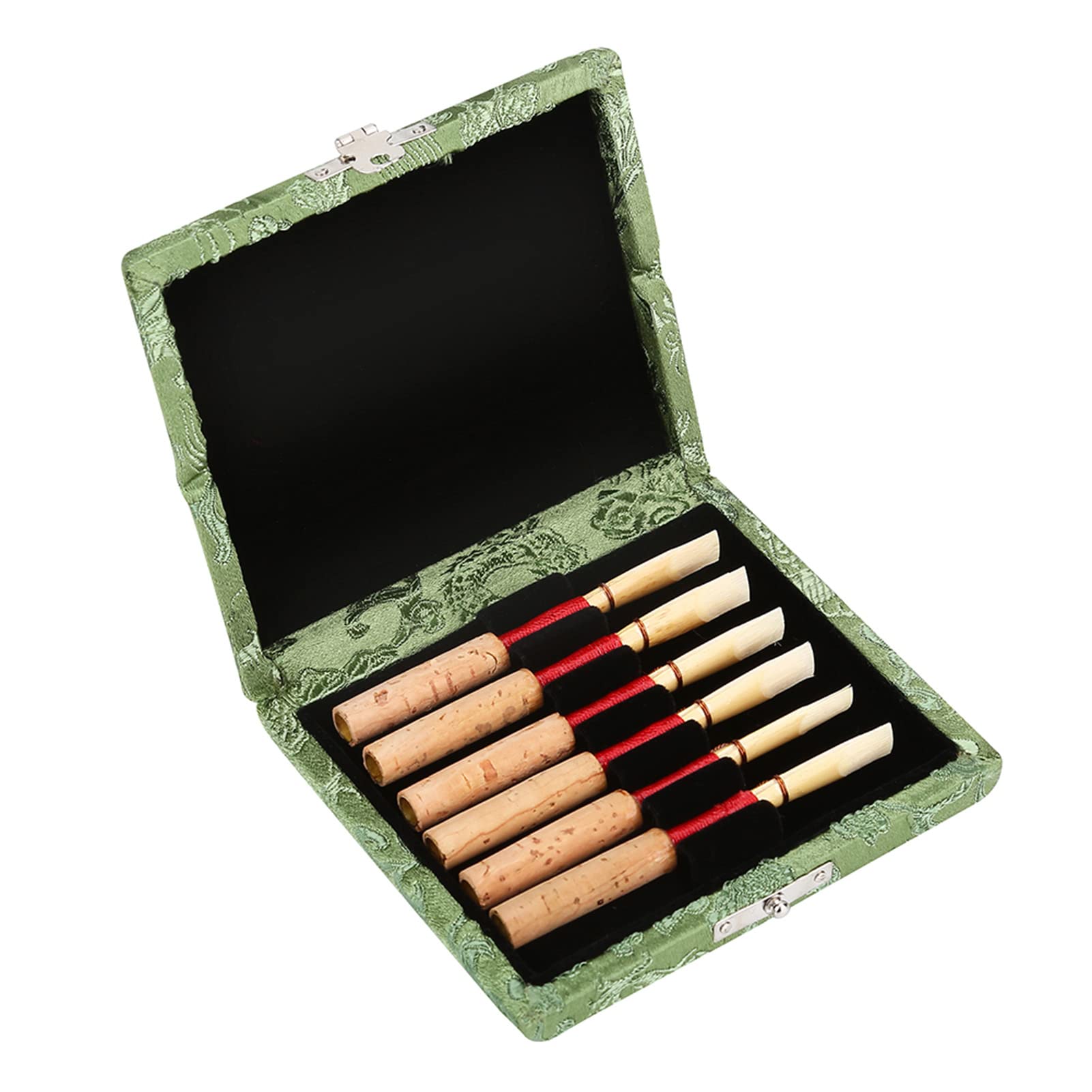 Wooden Box Against Oboe Case, Wooden Oboe Case, Clarinet and Saxophone for 6 Oboe Reeds to Prevent (Green)