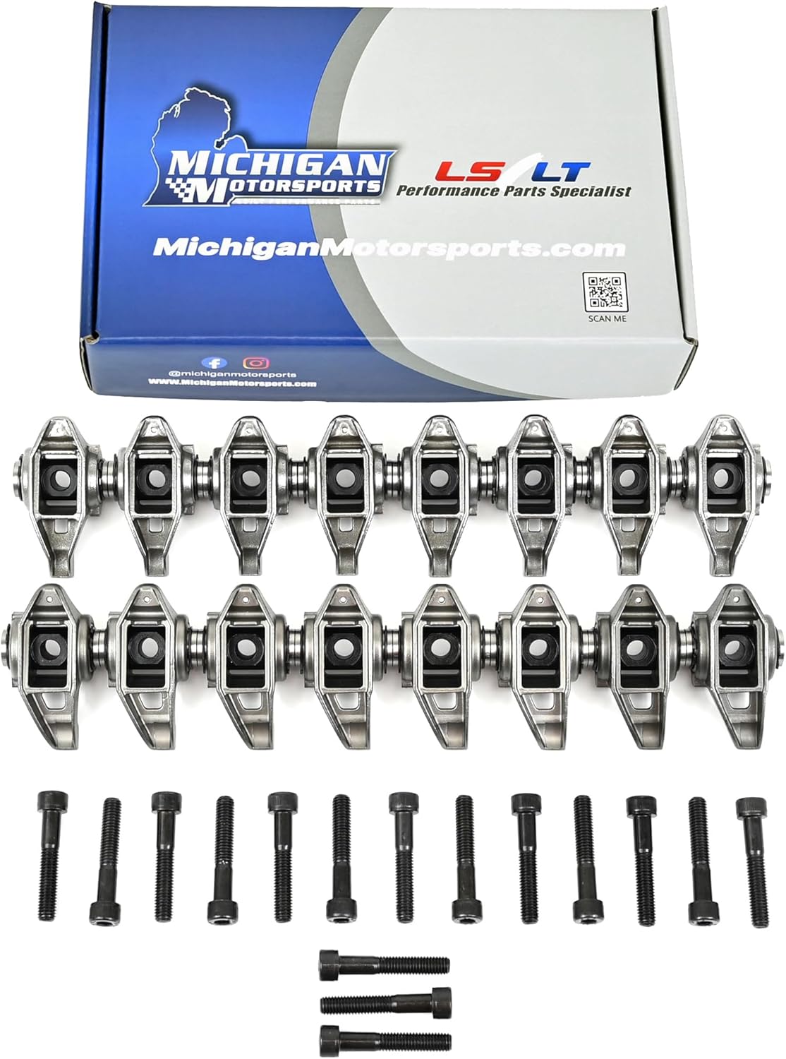 Michigan Motorsports LS3 Rocker Arms & Bolts with Upgraded