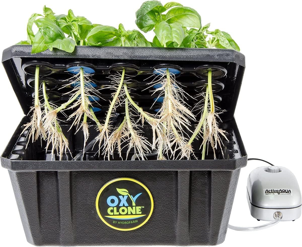 OxyClone OX20SYS 20 Site, Compact Recirculating Cloning Propagation System, Black (Deluxe/20 Site System)