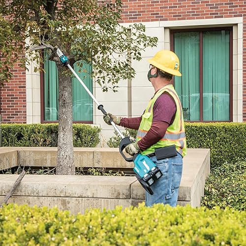 Miniatura 6 de Makita XAU01PTB 36V (18V X2) LXT Kit de sierra de poste sin escobillas de 10", longitud de 8 pies (5.0Ah)