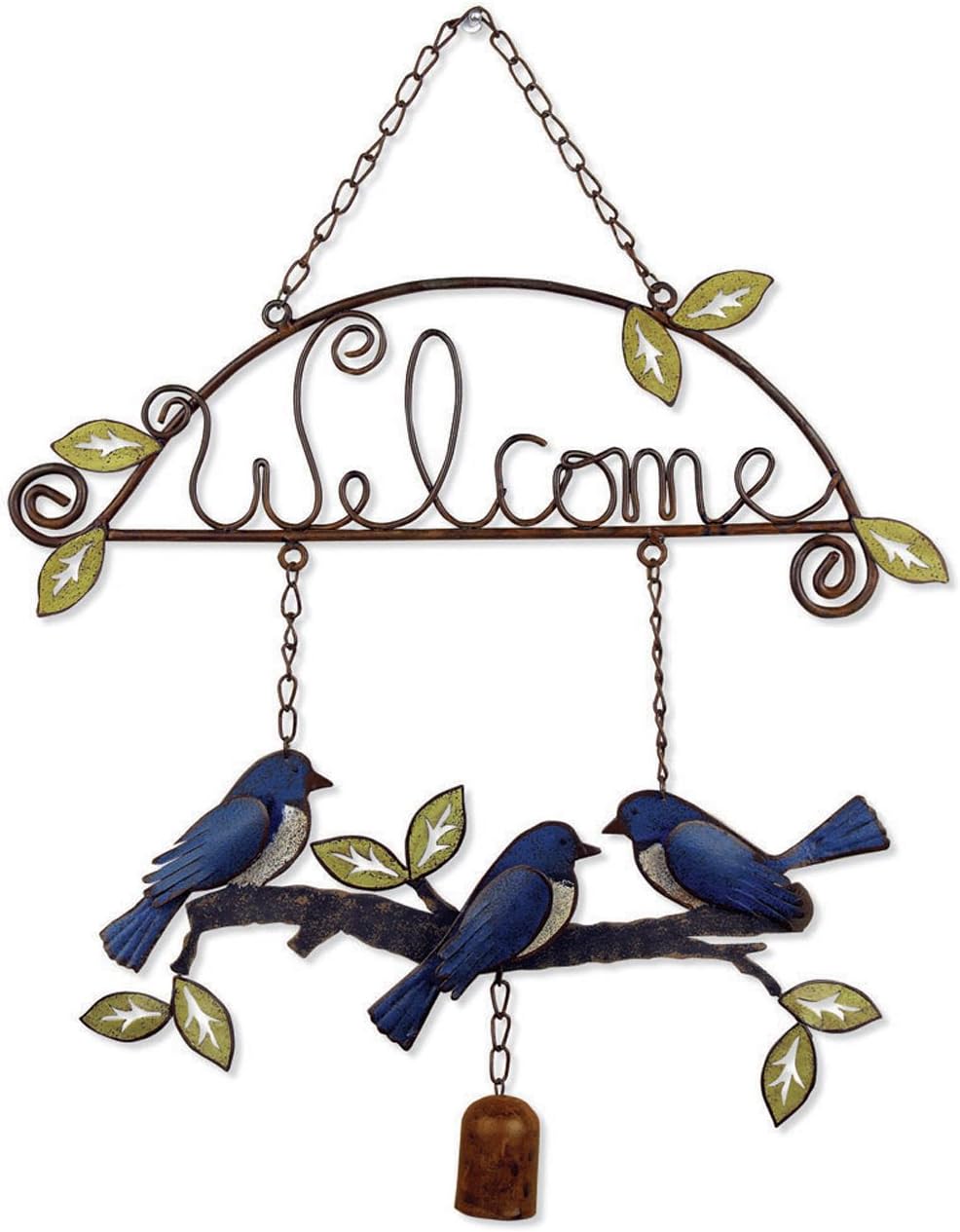 Sunset Vista Designs Garden Essentials Birds of a Feather Birdies Welcome Sign, 18-Inch Long