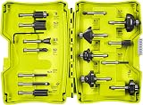 Set di 15 frese miste RYOBI con gambo da 6 mm di diametro RAKRBS15 - 2