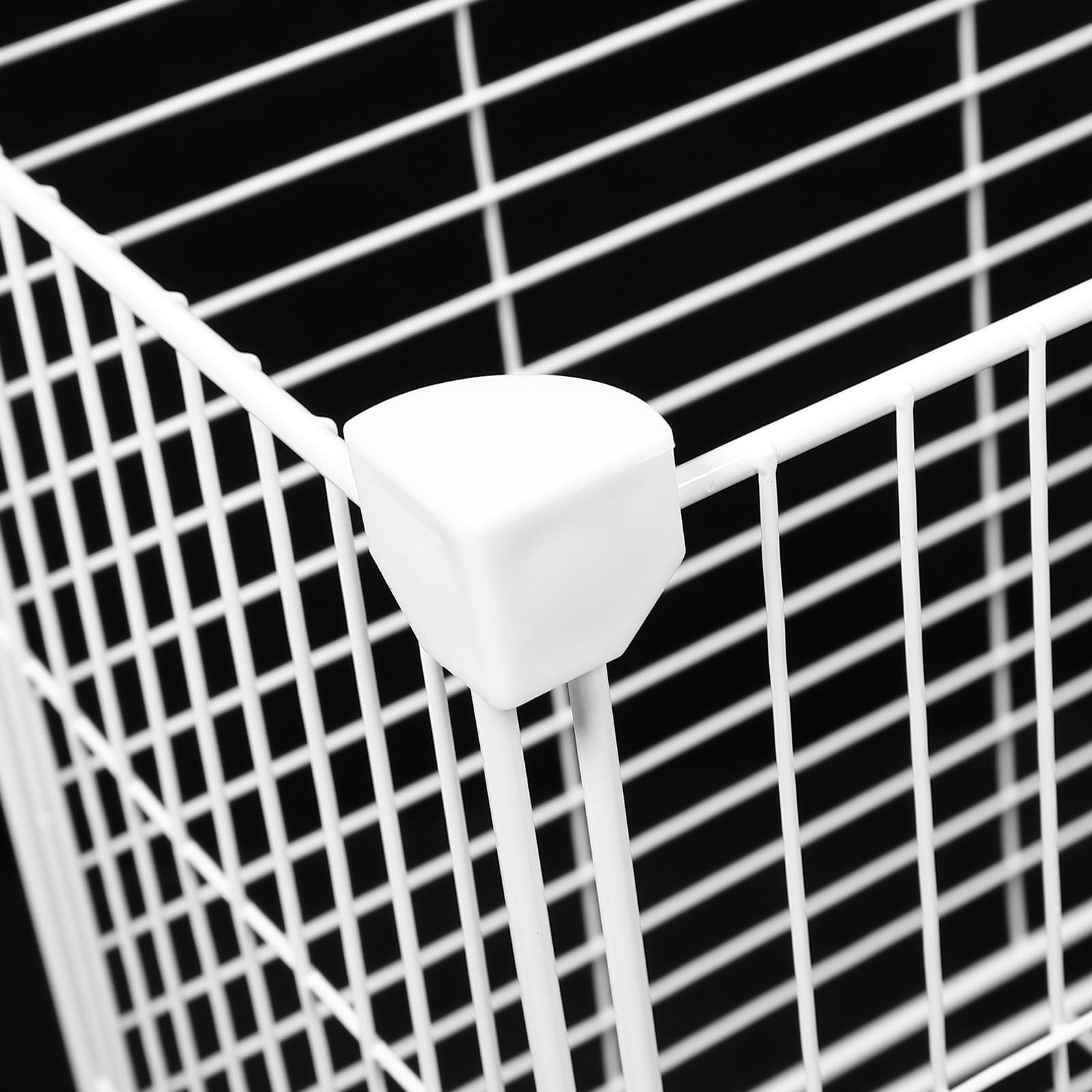 Cabilock Cesto Portaoggetti in Ferro Bianco con Ruote, Contenitore per Giocattoli e Libri, Resistente e Igienico, per Soggiorno e Stanza